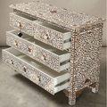 Handcrafted Wooden Inlay & Resin Dresser | Luxury Storage Chest | Artisan Home Furniture | Handmade Storage Cabinet