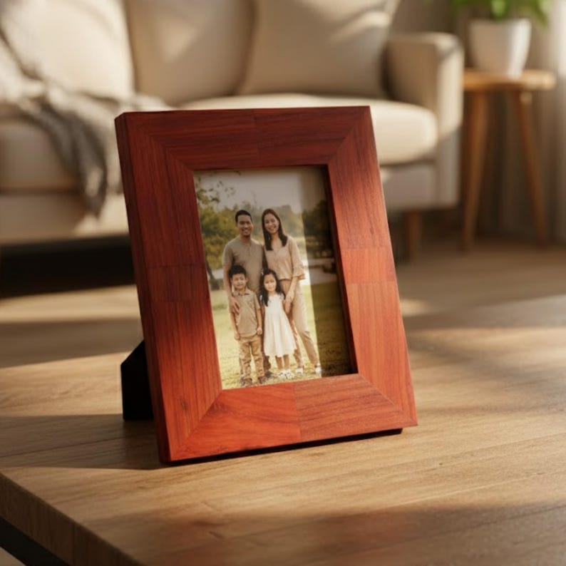 Handmade Wooden Photo Frame | Solid Wood Picture Frame | Rustic Home Décor