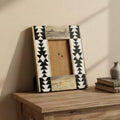 Handmade Resin Inlay Wooden Photo Frame – Modern Geometric Picture Frame for Home Decor