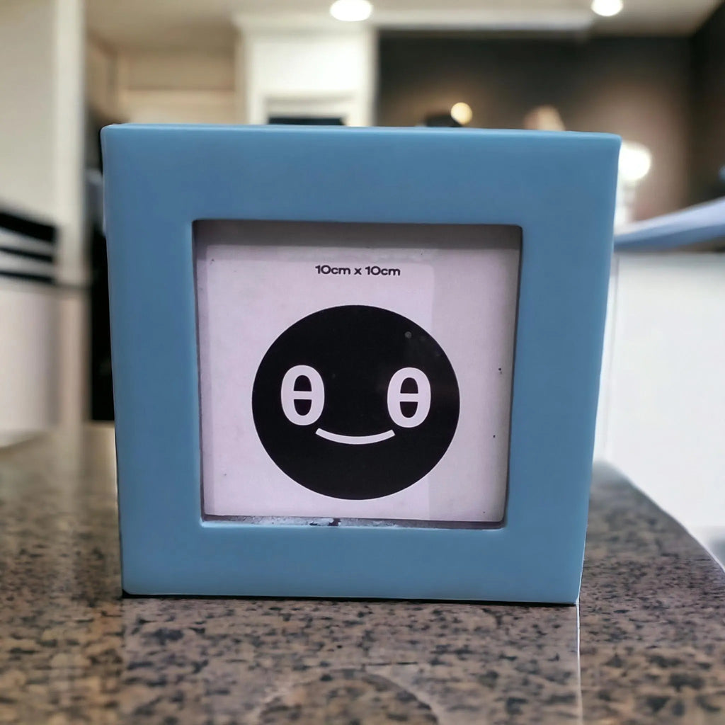 Handcrafted Resin Picture Frame 4x4 Inches | Elegant Home Décor Photo Frame for Living Room, Bedroom & Office Display