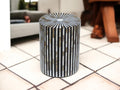 Handmade Bone Inlay End Table | Mother of Pearl Modern Side Table | Stylish Decorative Furniture for Home Décor