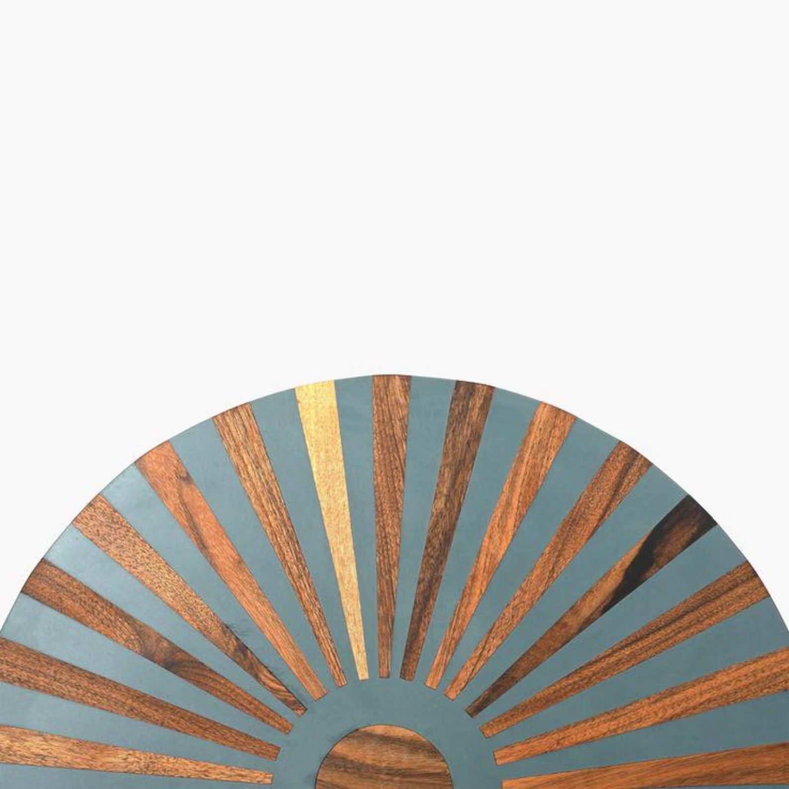 Moroccan Walnut Resin Inlay Side Table | Barrel-Shaped Handmade Accent Table | Contemporary Decorative Furniture Piece